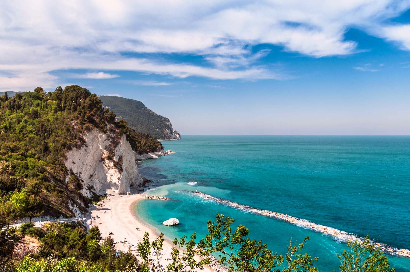 Beach vacation with travel package
