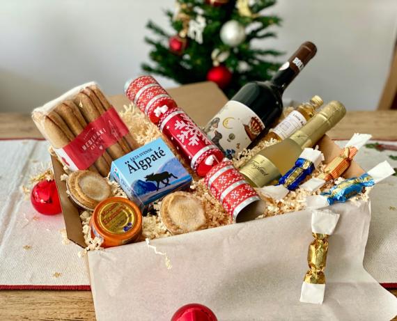 Geschenkbox zu Weihnachten